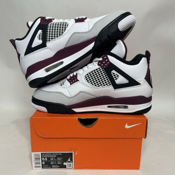 Nike Air Jordan 4 Retro x Paris Saint-Germain “Bordeaux” - Picture 3 of 6